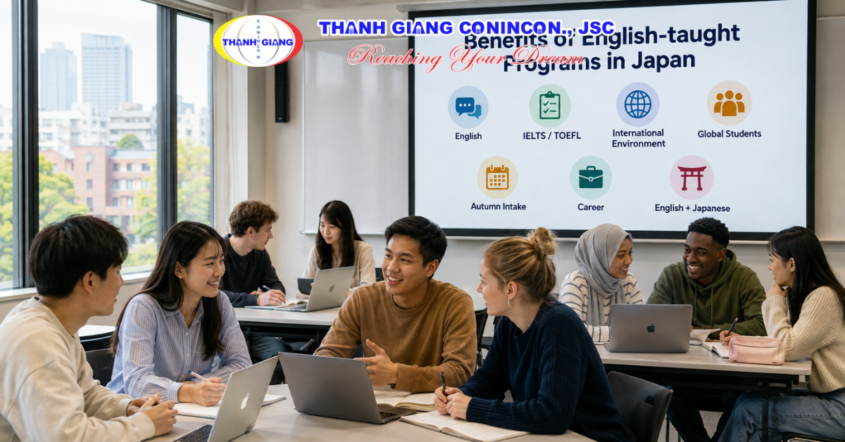 Ưu điểm của chương trình du học Nhật Bản bằng tiếng Anh