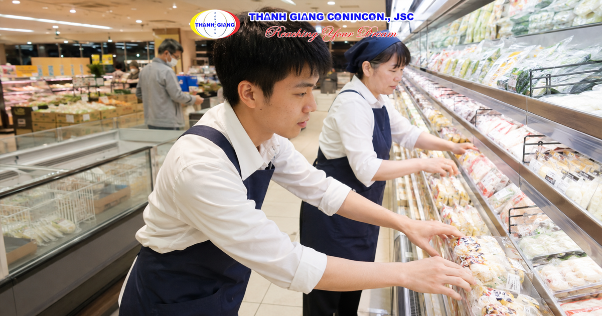 Du học sinh Việt Nam làm thêm tại Nhật Bản để hỗ trợ một phần chi phí sinh hoạt.
