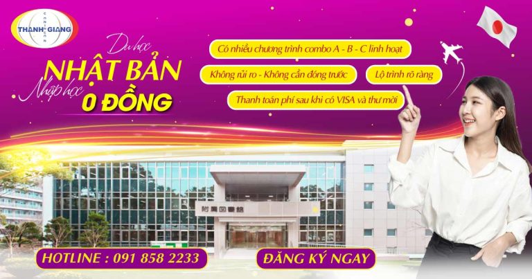 DU HỌC NHẬT BẢN NHẬP HỌC 0 ĐỒNG – KHÔNG RỦI RO, KHÔNG PHÁT SINH