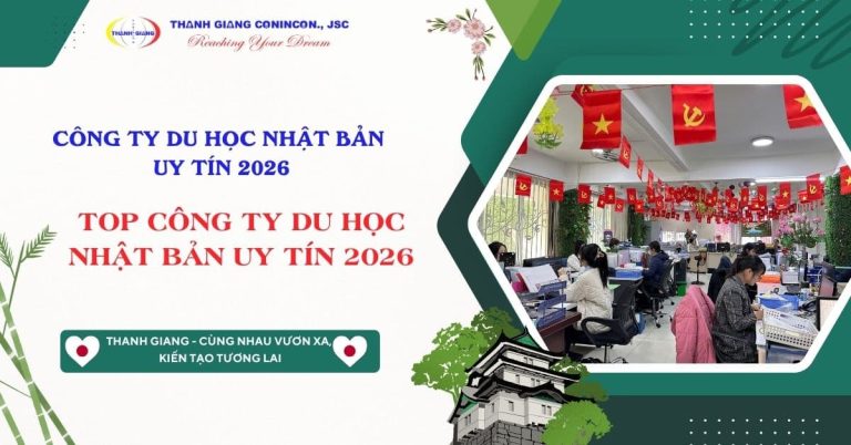 Top công ty du học Nhật Bản uy tín 2026