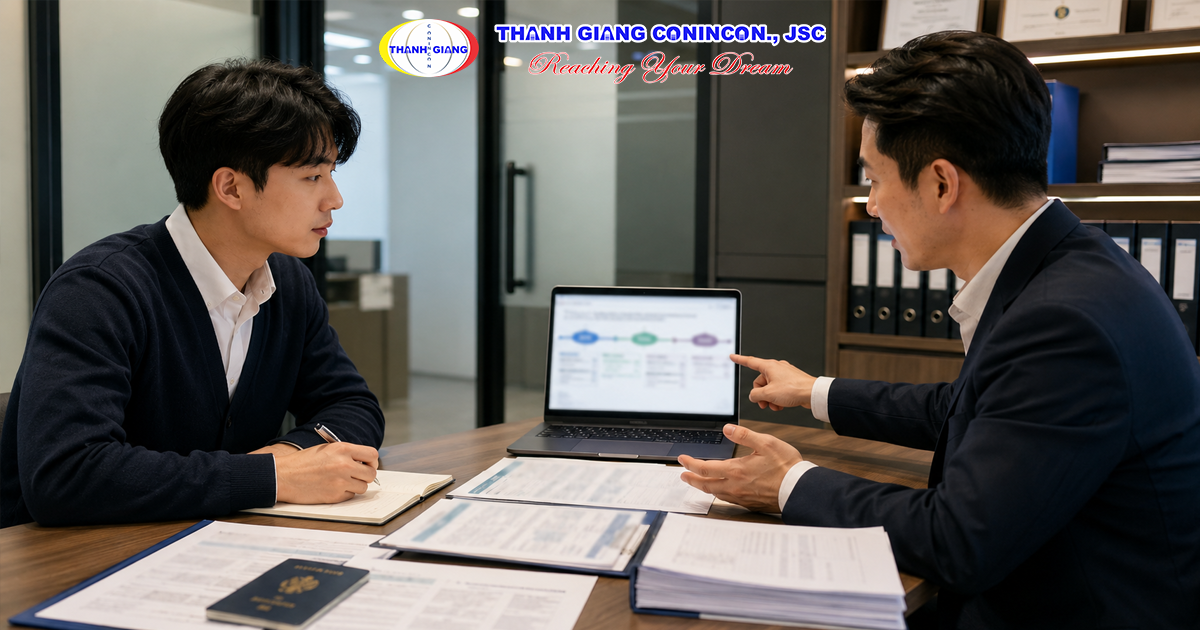 Học sinh được tư vấn lựa chọn chương trình và chuẩn bị hồ sơ xin visa du học Hàn Quốc khi chưa có TOPIK.